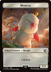 Copy (0025) // Moogle (0034) Double-Sided Token (Surge Foil) [FINAL FANTASY Tokens]