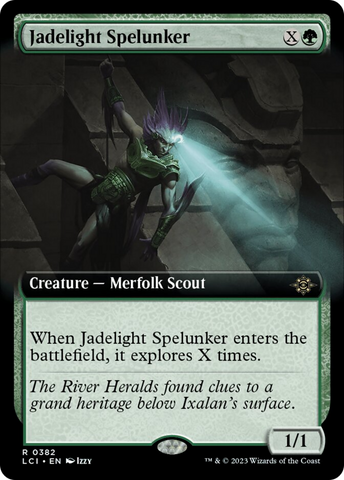 Jadelight Spelunker (Extended Art) [The Lost Caverns of Ixalan]