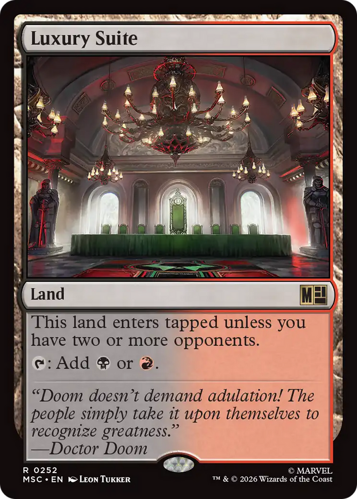 Luxury Suite (Surge Foil) [Marvel Super Heroes Commander]