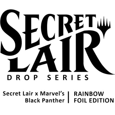 Secret Lair: Drop Series - Secret Lair x Marvel's Black Panther (Rainbow Foil Edition)