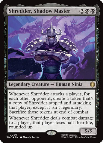 Shredder, Shadow Master (Surge Foil) [Teenage Mutant Ninja Turtles Commander]