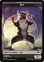 Clue // Rat Double-Sided Token [Teenage Mutant Ninja Turtles Commander Tokens]