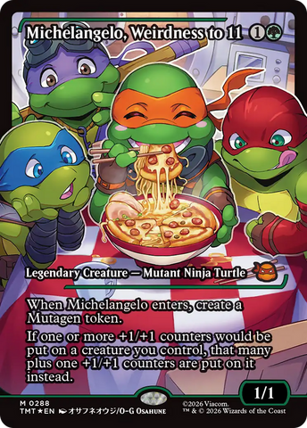 Michelangelo, Weirdness to 11 (Showcase) [Teenage Mutant Ninja Turtles]
