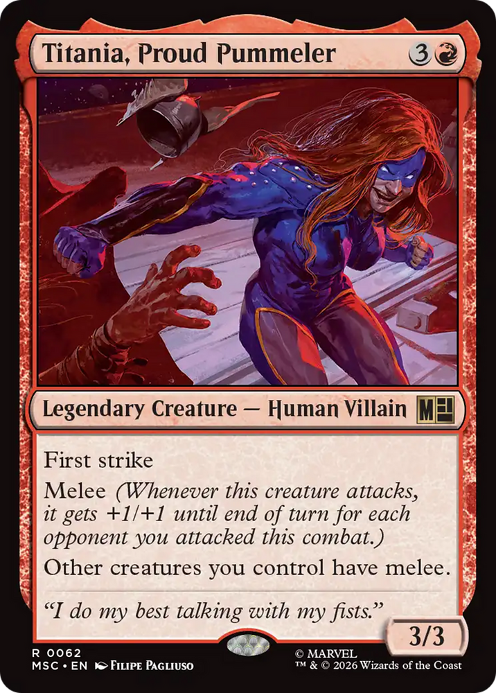 Titania, Proud Pummeler [Marvel Super Heroes Commander]