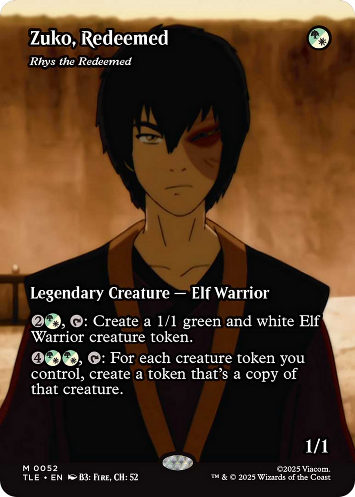 Zuko, Redeemed - Rhys the Redeemed (Borderless) [Avatar: The Last Airbender: Eternal-Legal]