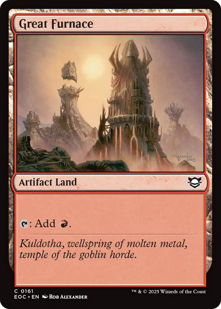 Great Furnace [Edge of Eternities Commander]