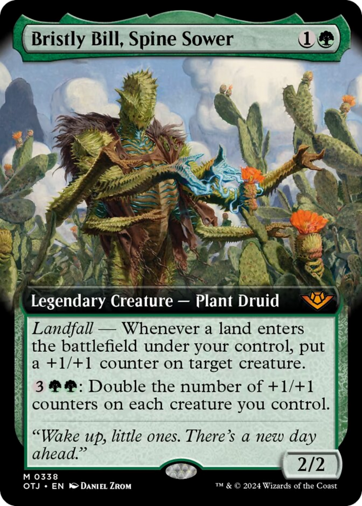 Bristly Bill, Spine Sower (Extended Art) [Outlaws of Thunder Junction]