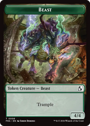 Cadet // Beast Double-Sided Token [Reality Fracture Tokens]