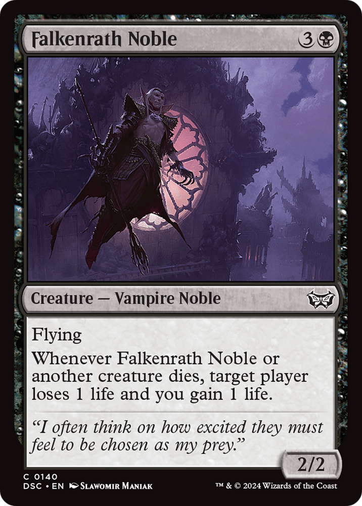 Falkenrath Noble [Duskmourn: House of Horror Commander]