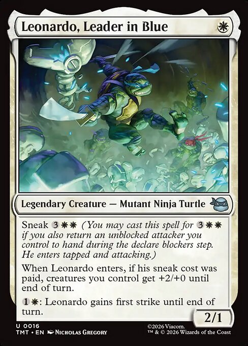 Leonardo, Leader in Blue [Teenage Mutant Ninja Turtles]