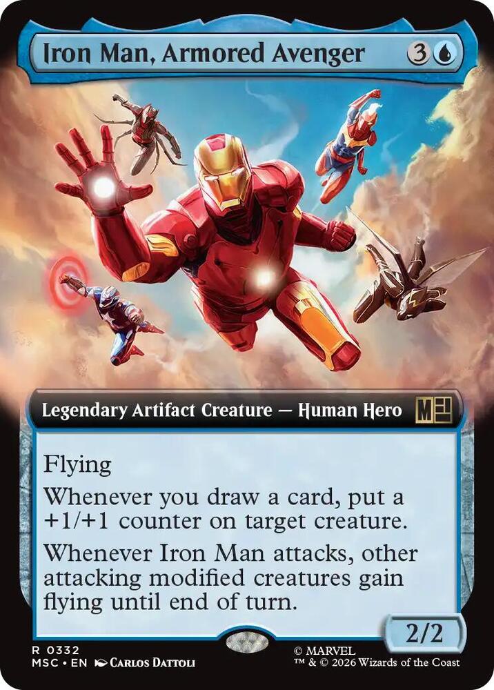 Iron Man, Armored Avenger (Extended Art) [Marvel Super Heroes Commander]