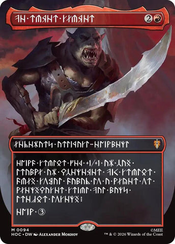 The Reaver Cleaver (Borderless) (Dwarvish) [The Hobbit: Eternal-Legal]