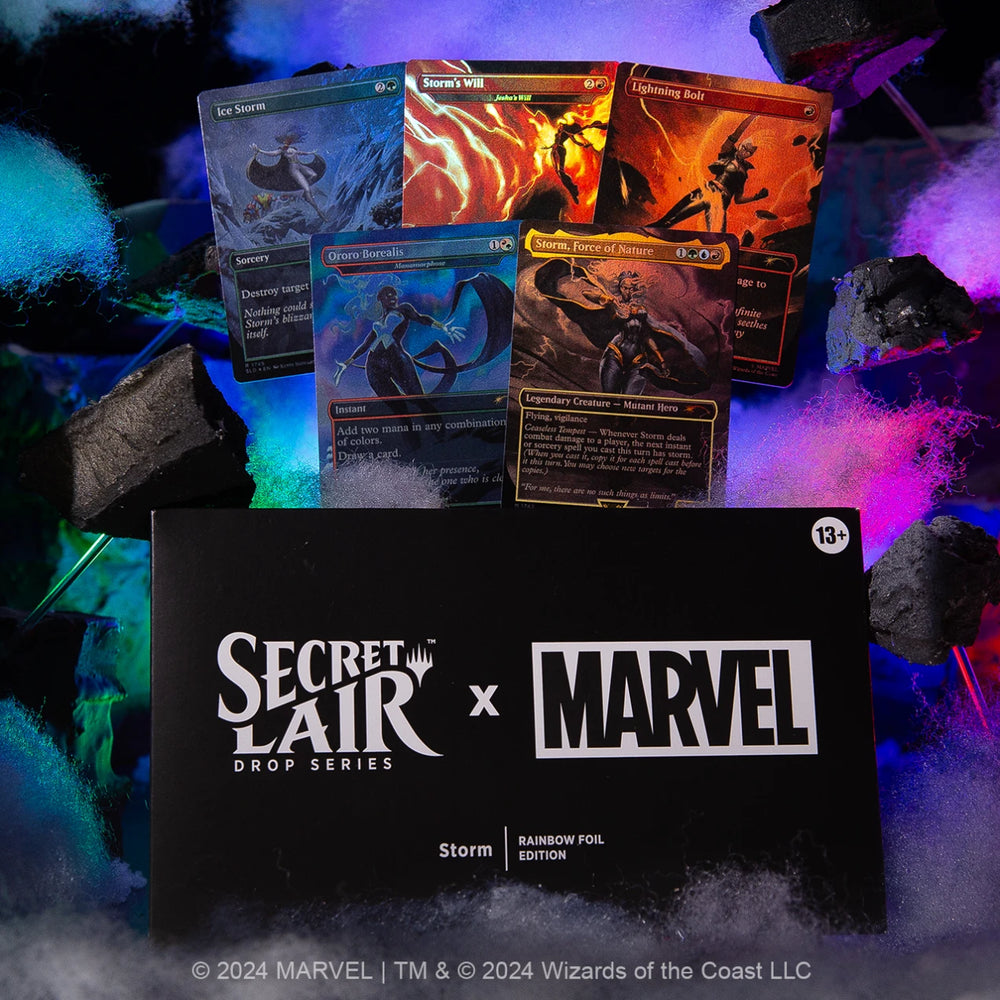 Secret Lair: Drop Series - Secret Lair x Marvel's Storm (Rainbow Foil Edition)