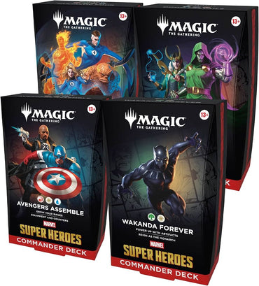 DOWNPAYMENT P1000 (Pre-Order) - Marvel Super Heroes Commander Deck Set - FULL PRICE P16000