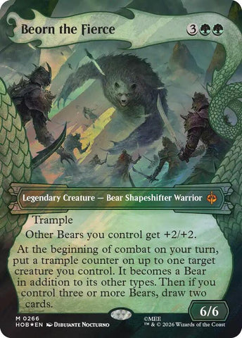 Beorn the Fierce (Showcase) (Surge Foil) [The Hobbit]