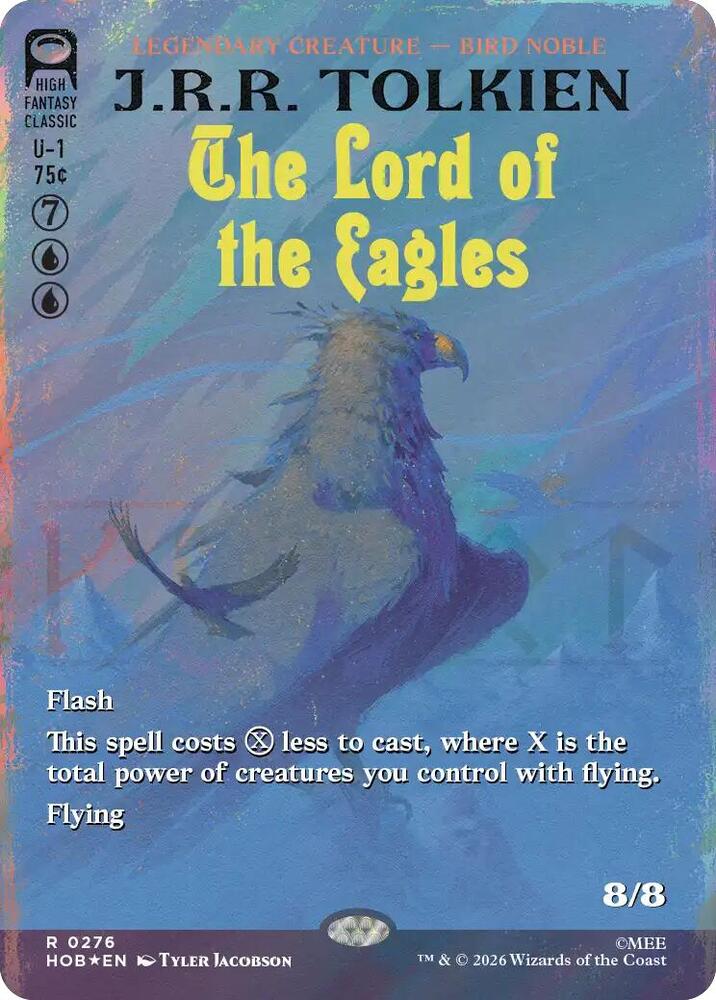 The Lord of the Eagles (Borderless) (Surge Foil) [The Hobbit]