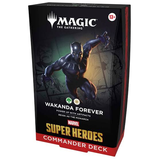 PRE-ORDER (ETA June 26) Marvel Super Heroes Commander Deck - Wakanda Forever - Commander: Marvel Super Heroes (MSC)