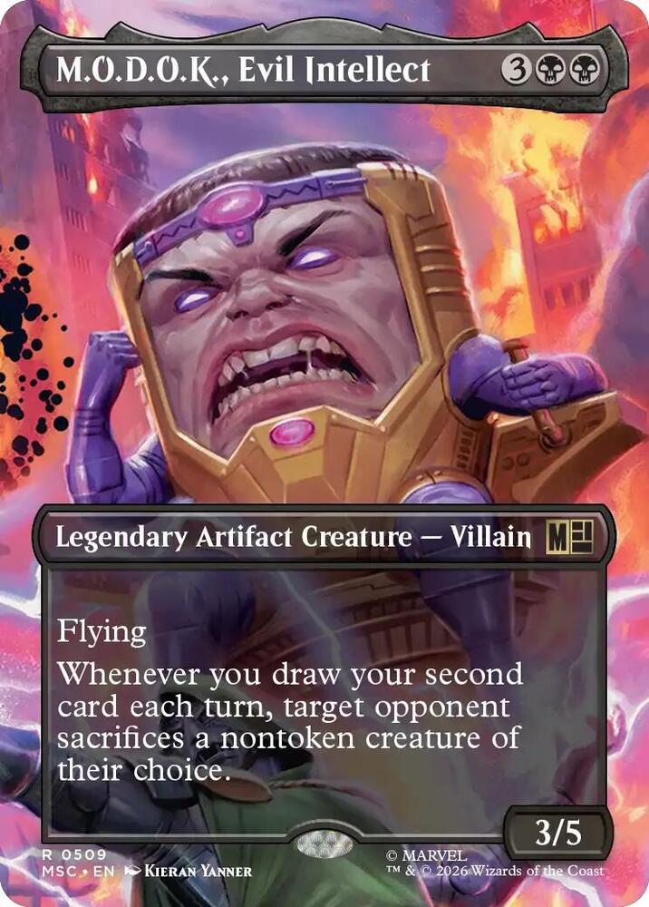M.O.D.O.K., Evil Intellect (Borderless) [Marvel Super Heroes Commander]