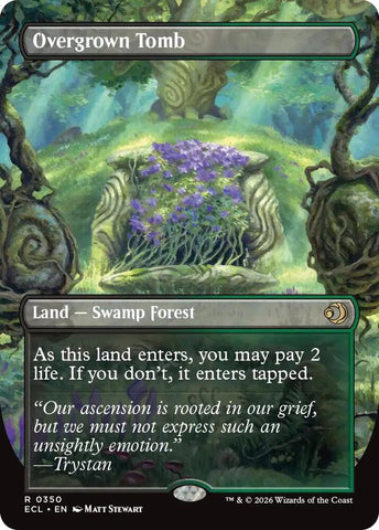 Overgrown Tomb (Borderless) [Lorwyn Eclipsed]