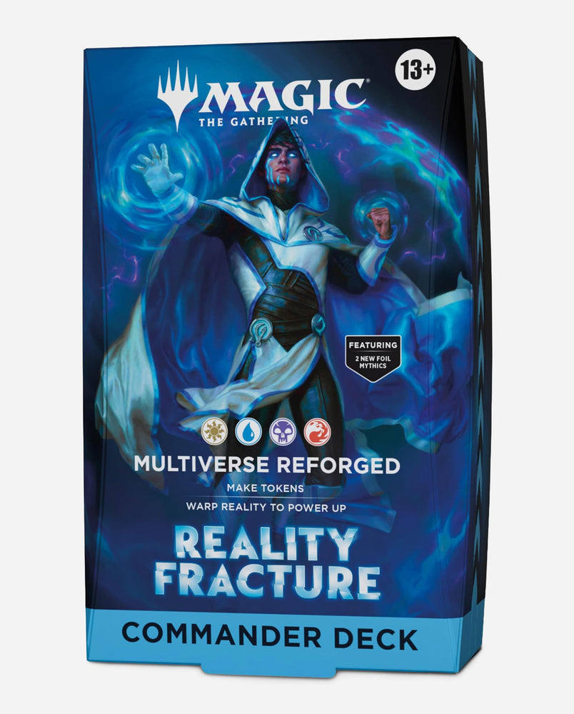 Downpayment P1,000 | Full Price P3,300 | Multiverse Reforged Reality Fracture Commander Deck Pre-Order