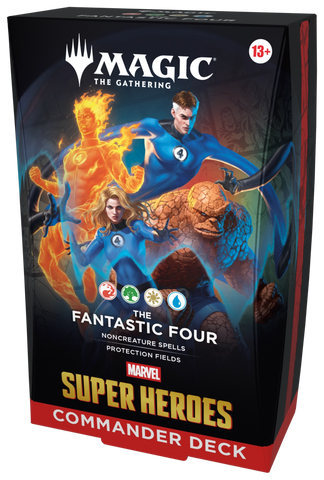 PRE-ORDER (ETA June 26) - Marvel Super Heroes Commander Deck - The Fantastic Four - Commander: Marvel Super Heroes (MSC)